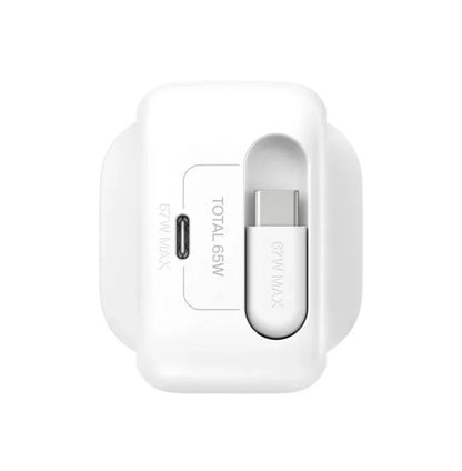 Belkin Retractable GaN Wall Charger 67W 插牆式充電器