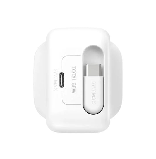 Belkin Retractable GaN Wall Charger 67W 插牆式充電器