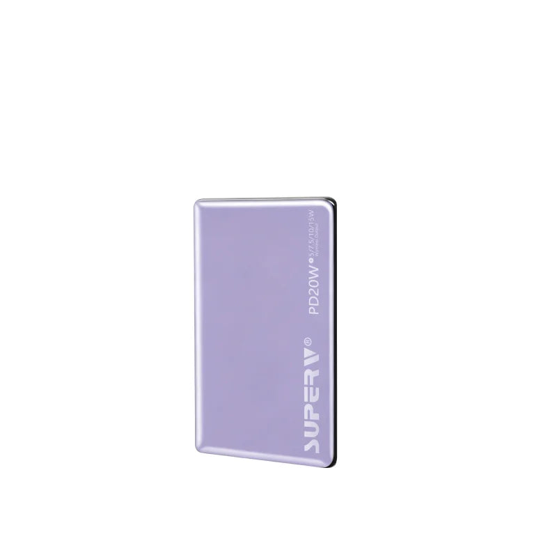SUPERV PB05 極致超薄磁吸行動電源 5000mAh (CCC證書碼 & CCC追溯碼)