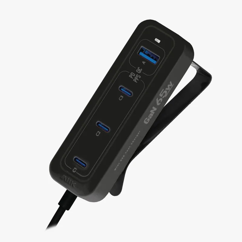 M2K GaN 65W『 夾充 』【旅行版】- 夾枱迷你快速充電器 (3C1A)