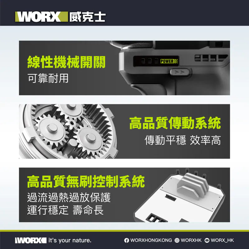 WORX WE203 12V 無刷起子機
