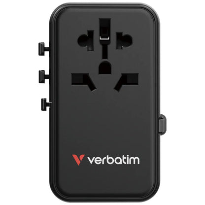 Verbatim Charge 'n' Travel 70W 通用旅行轉插 (附USB-C可伸縮充電線)