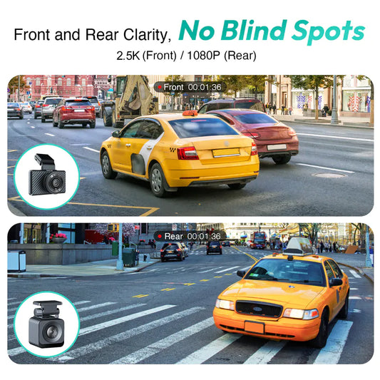Botslab - Dash Cam Duo G500H Pro 2.5K智能安全行車記錄儀
