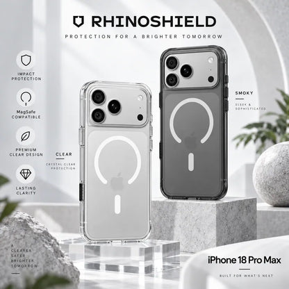 RhinoShield Clear 透明保護殼（MagSafe＋相機鍵）（iPhone 18/17 Pro Max）
