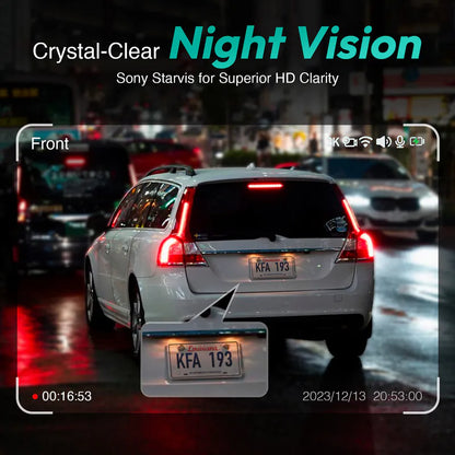 Botslab - Dash Cam Duo G500H Pro 2.5K智能安全行車記錄儀