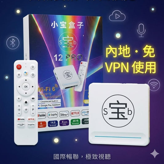 SBTV小寶盒子 12 PRO 國際版 (內地可用)